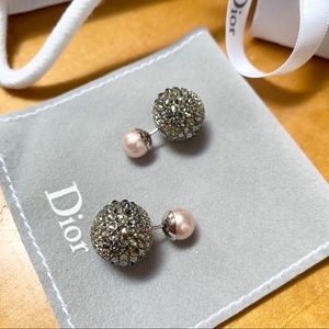 Christian Dior Crystal Dior Tribal Earrings